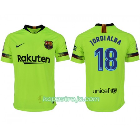 Billiga Fotbollströjor FC Barcelona JORDIALBA 18 Borta tröja 2018/19 Kortärmad